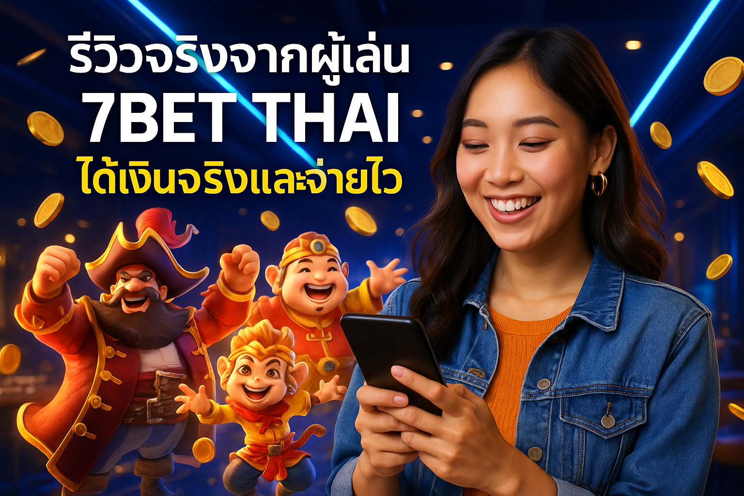 รีวิวจริงจากผู้เล่น 7BET THAI ได้เงินจริงและจ่ายไว