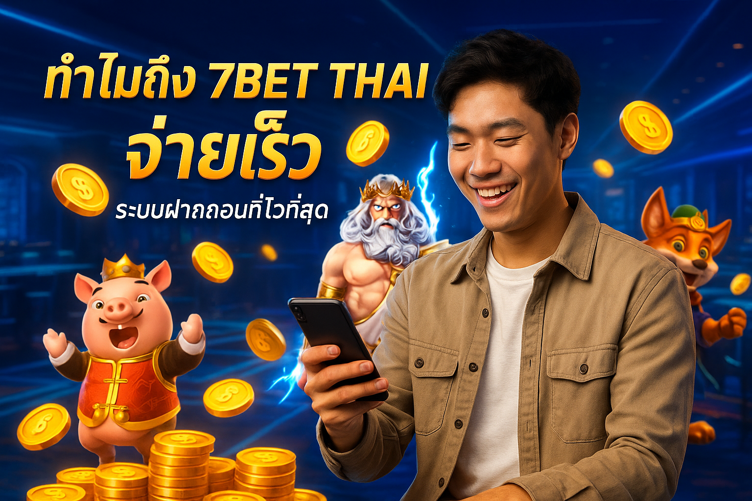 ทำไมถึง 7BET THAI จ่ายเร็ว ระบบฝากถอนที่ไวที่สุด