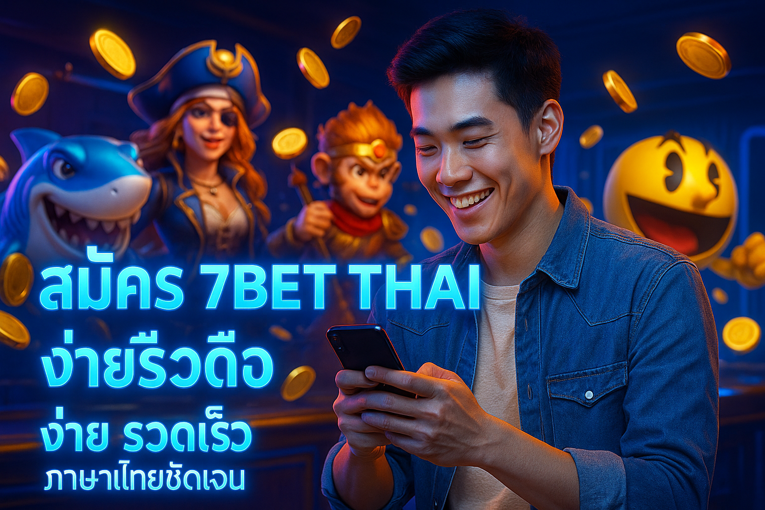สมัคร 7BET THAI ผ่านมือถือ ง่าย รวดเร็ว ภาษาไทยชัดเจน