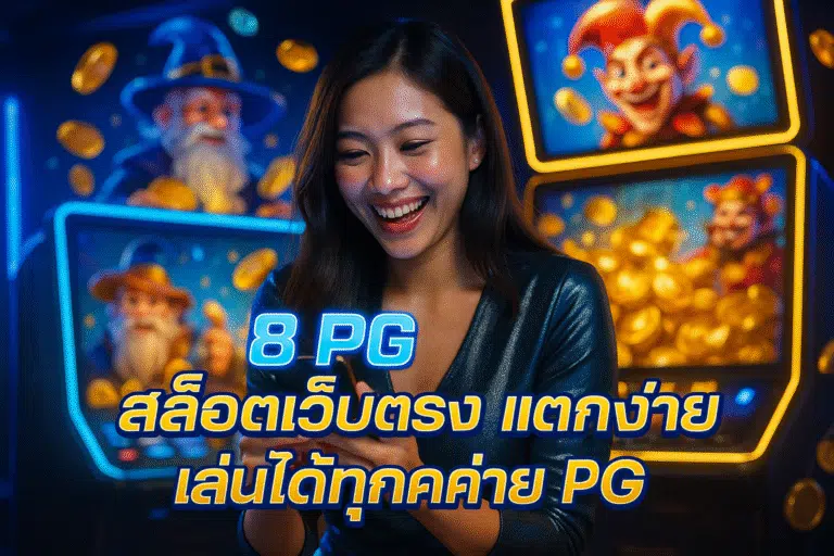8 PG สล็อตเว็บตรง แตกง่าย เล่นได้ทุกค่าย PG